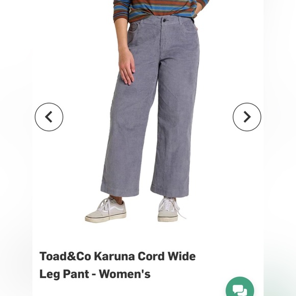 Toad&Co Pants - Toad & Co Karina Cord Pants